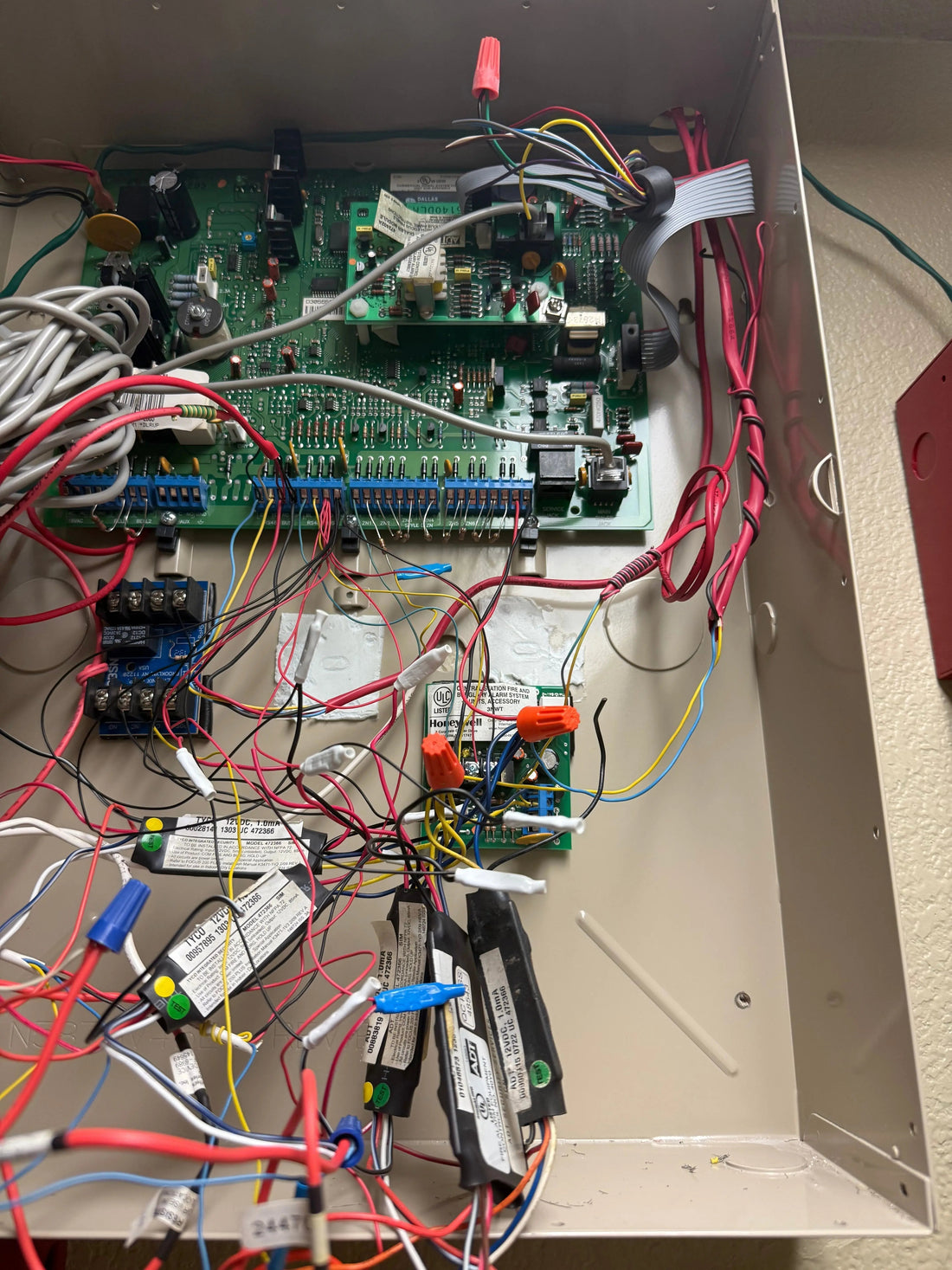 Old Fire Alarm System Inside Commercial Buildings - Avenger Security