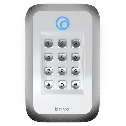Brivo White OSDP Dual Credential Tri - Technology Reader B - BSPKF - W - Avenger Security