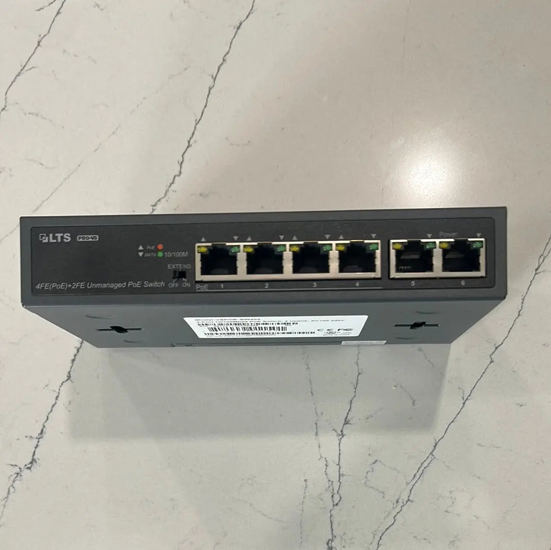 LTS VSPOE-SW402 4 Port POE Switch with 2 Ports Uplink LTS