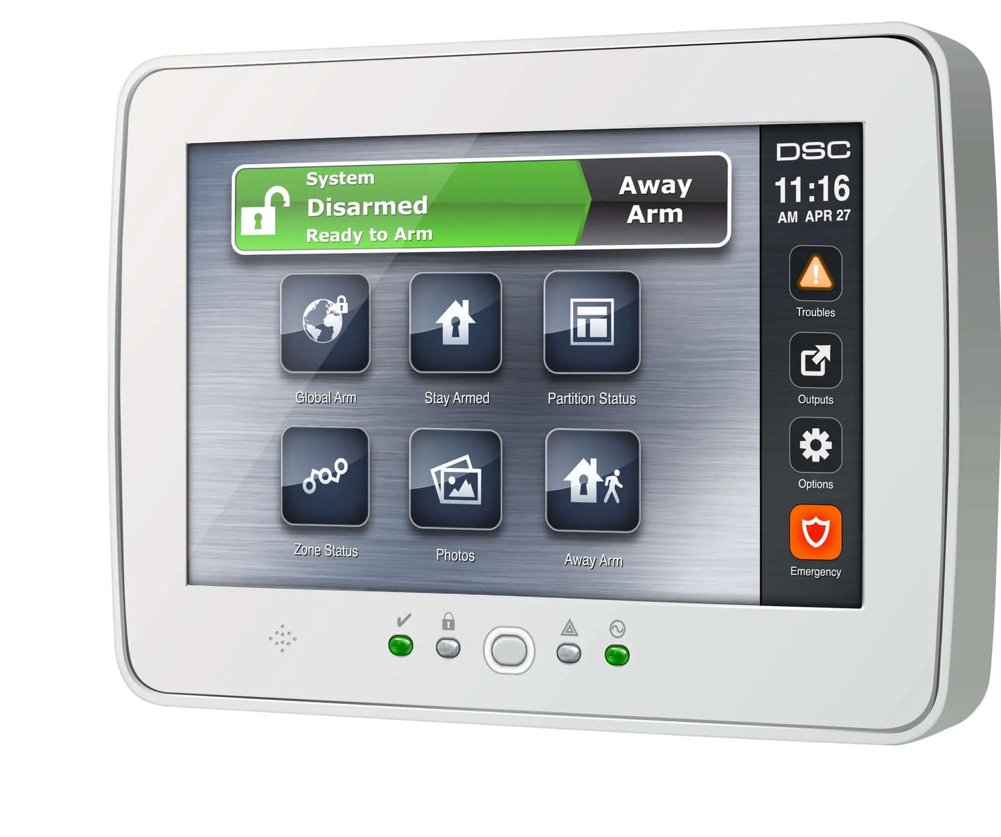 alarm touch keypad